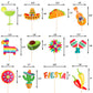 48Pcs Fiesta Cupcake Toppers Cinco De Mayo Decorations Mexican Fiesta Party Decorations Supplies
