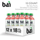 Bai Antioxidant Infused Water, São Paulo Strawberry Lemonade, Vitamin C, 18 Fl Oz Bottle, 12 Pack - No Artificial Sweeteners