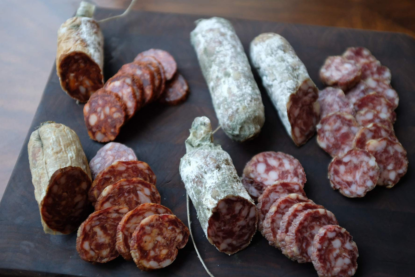 Salumi Chicago Artisan Salami Variety - Uncured, Gluten Free, Keto Snack - 4 x 5.3 oz. Soppressata, Finocchiona, Chorizo