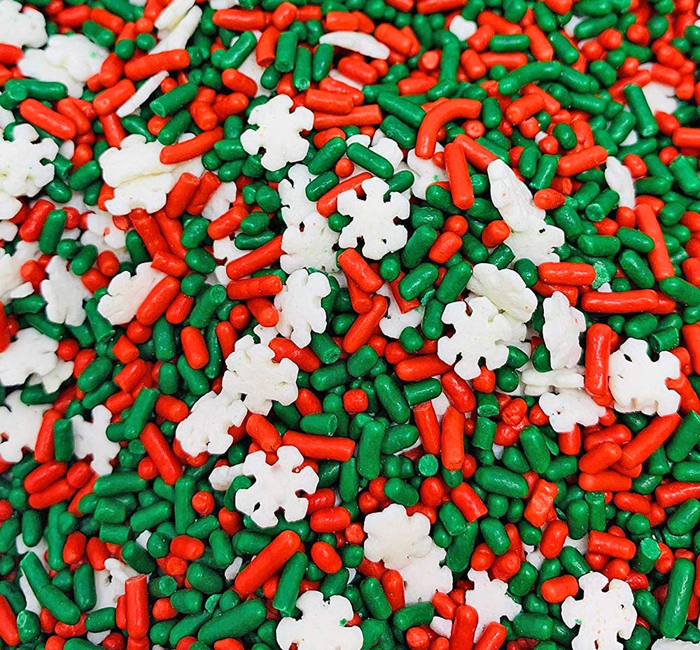SweetGourmet Noel Mix | Christmas Holiday Sprinkles Bulk | 2 Pounds