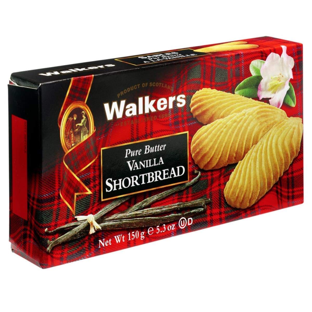Walkers Shortbread Stem Ginger Cookies, 5.3 Ounce - 12 per case.