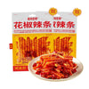 Spicy Strips - (Common Prickly Ash flavor) Spicy Gluten Latiao, Chinese Special Casual Snack Food, Made From Wheat/Chili/Spice, 