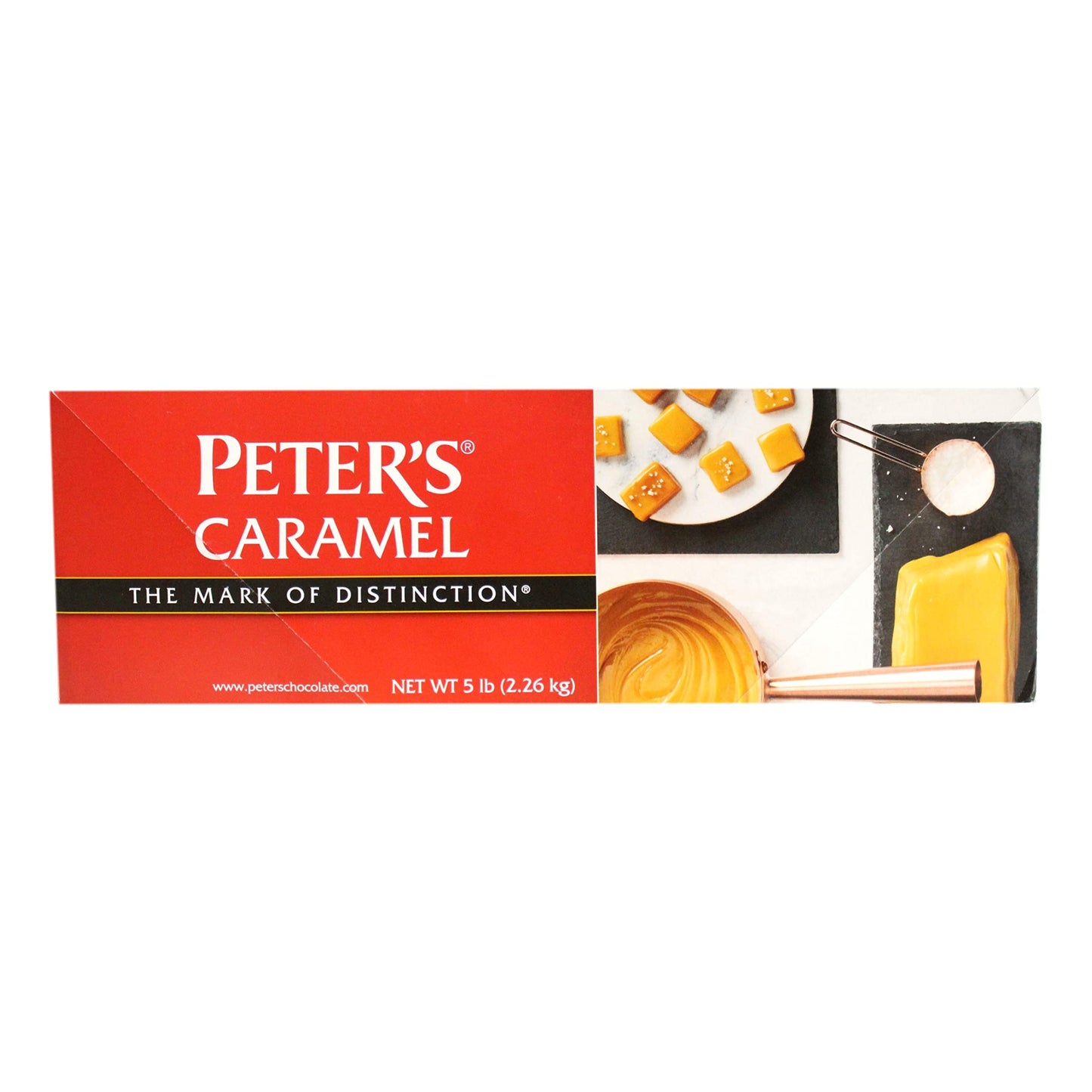 Peters Caramel Block by Kauffman Orchards For Caramel Apples and Candy Making  5 Lb.