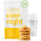 Oats Overnight Vegan Breakfast Shake - Maple Pancakes, 20g Protein, Gluten Free, 2.5 oz (Pack of 8 + BlenderBottle)