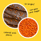 Supernatural Orange Softies Sprinkles, Dye-Free, Made In Usa, Soy Free, Gluten Free, Vegan, 16Oz