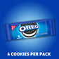 OREO Chocolate Sandwich Cookies, 40 Snack Packs (4 Cookies Per Pack, 4 Boxes)