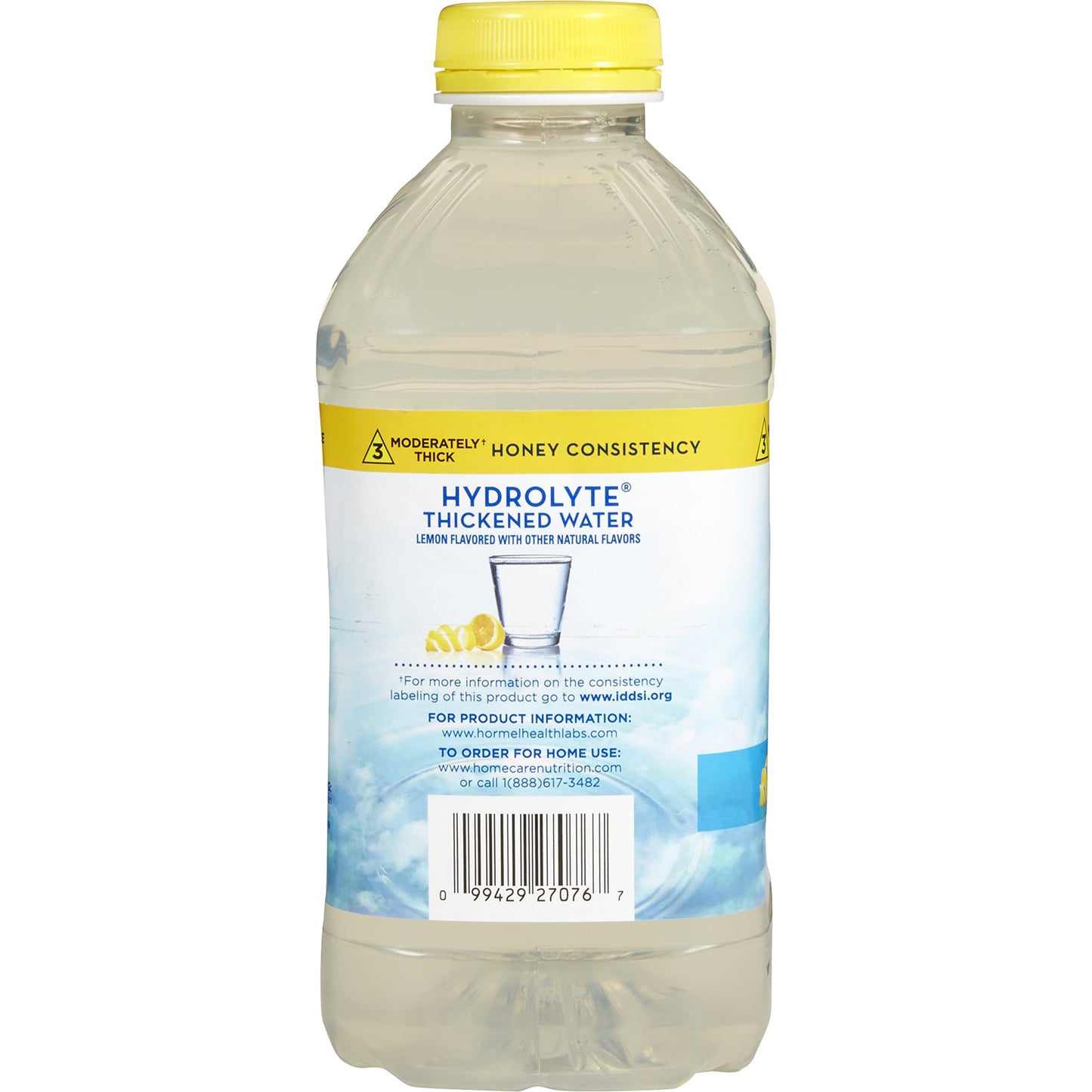 Water, Lemon Thickened Honey Consistency Plastic Jug Hydrolyte Shelf Stable (Pack Of 6)