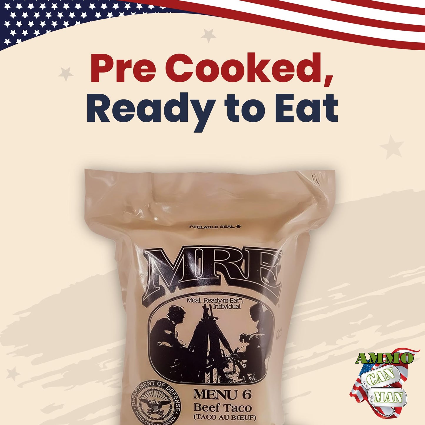 Ultimate 2018 Us Military Mre Complete Meal Inspection Date January 2018 Or Newer (Beef Taco)