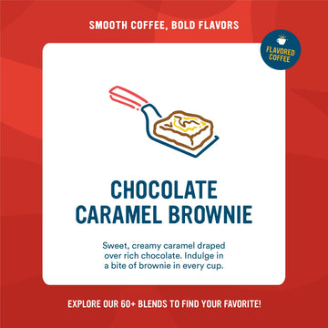 Camerons Coffee Roasted Ground Coffee Bag, Chocolate Caramel Brownie, 32 Ounce