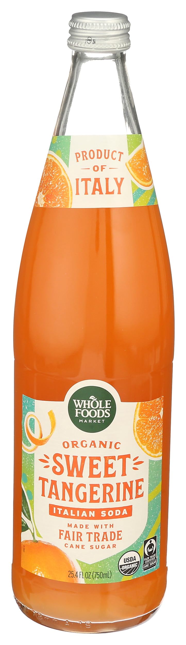 Whole Foods Market, Organic Tangerine Italian Soda, 25.4 Fl Oz