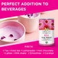 Organic Veda Edible Rose Petal Powder - Organic Rose Petal Powder For Cooking, Herbal Tea, Smoothies, Toppings - Natural Rose Pe