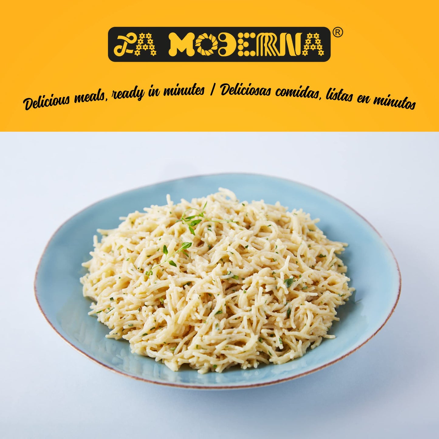 La Moderna, Fideos, Pasta, Hecha Con Sémola De Trigo Durum, Enriquecida Con Vitaminas Y Hierro, 7 Oz, Pack De 20