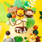 Jevenis Cute Jungle Animals Cake Decoration Wild One Cake Decoration Safari Cake Decoration Giraffe Elephant Lion Tiger Cake Jun