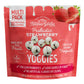 Nature s Garden Probiotic Strawberry Yoggies, 21oz (30 x 0.7oz), Yoggie Bites Strawberry Yogurt Covered Snack Pack, High Fiber,