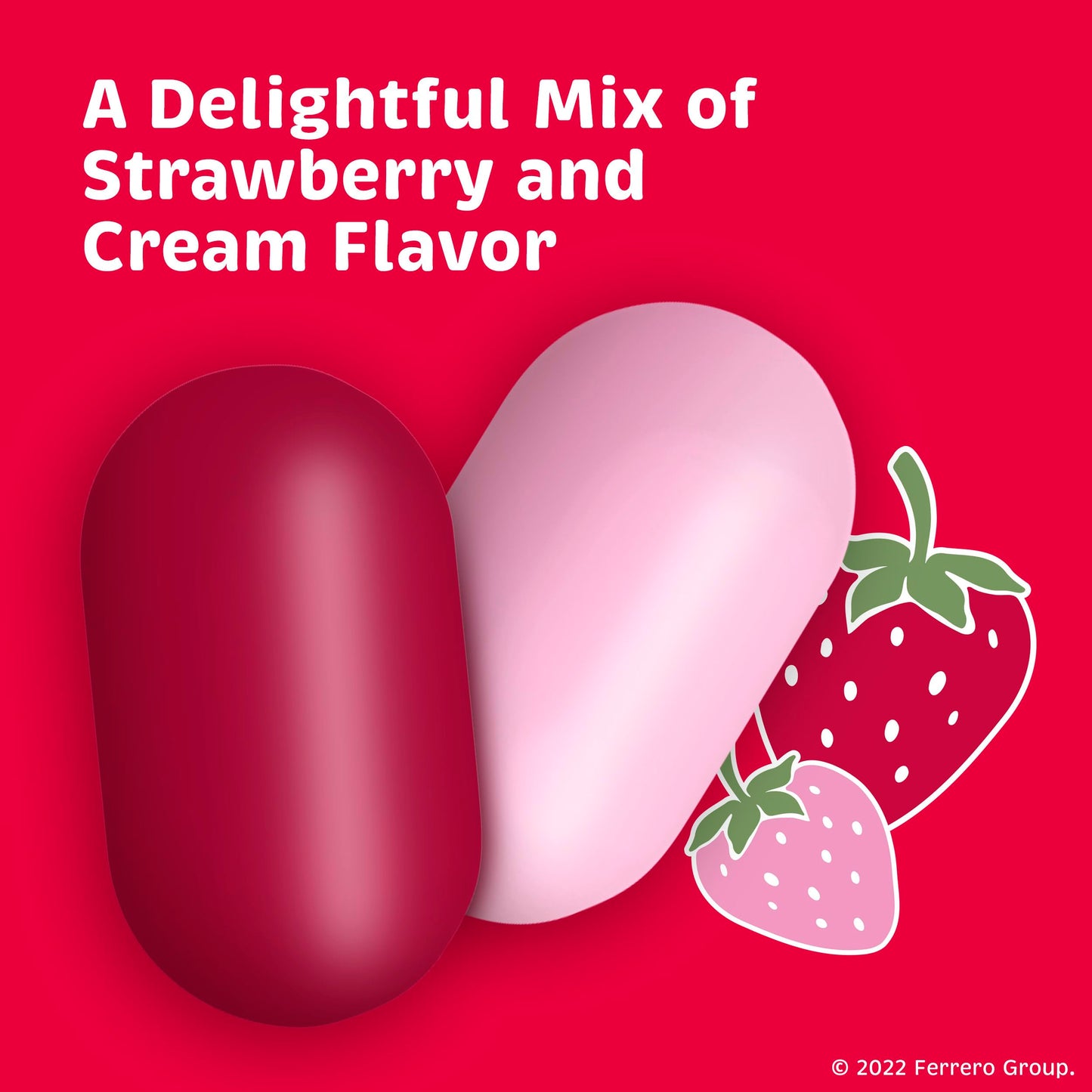 Tic Tac Strawberry & Cream Mints, Bulk 12 Pack, On-The-Go Refreshment, 1 oz Each