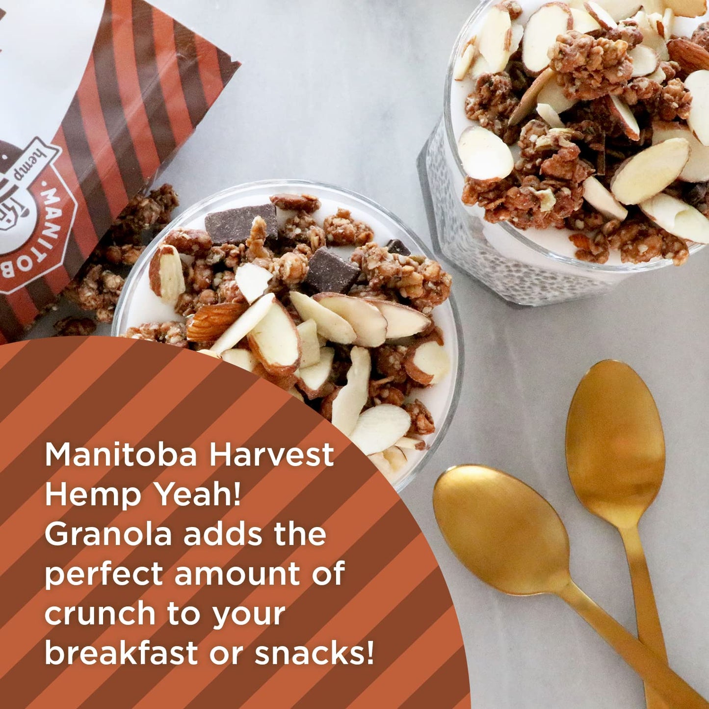 Manitoba Harvest Hemp Yeah Granola Dark Chocolate 10Oz With 10 G Of Protein 3.6 G Omegas 3 G Of Fiber And Less Than 10 G Sugar P