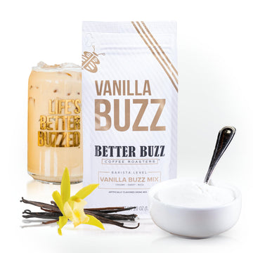 Better Buzz Vanilla Coffee Creamer (Vanilla Buzz) 20Oz. Vanilla Powder Coffee Creamer Drink Mix, Vanilla Creamer For Vanilla Lat