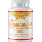 Turmagandha Turmeric Ashwagandha Root Blend Supplement - 1500mg, Non-GMO, Vegetarian, 90 Capsules, Orange