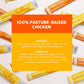 Paleovalley Pasture-Raised Chicken Sticks - 10 Pack - 7g Protein per Stick - Keto-Friendly  Paleo  Gluten-Free  Nitrate-Free - On-the-Go Snack (10 Pack  Teriyaki)
