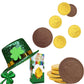 Fruidles St. Patrick'S Day Chocolate Coins Lucky Gold Coins Foils, Belgian Milk Chocolate Coins Bag Nut-Free (500-Pack)