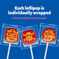Pirates Lollipops - 2 Pound Bulk Pack (110 Count) - Icing Tattoo Pops - Strawberry Flavor Candy - Party Favors