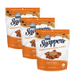 Snappers Peanut Butter & Pretzels Cluster Snack, Crunchy Pretzel with Milk Chocolate, 6 oz (Pack of 3)