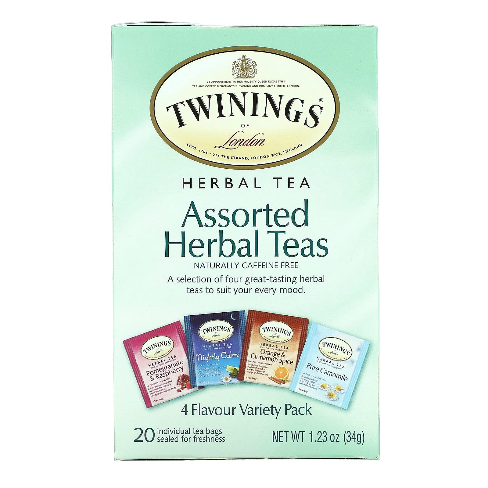 Twinings Assorted Herbal Tea, 20 Ct