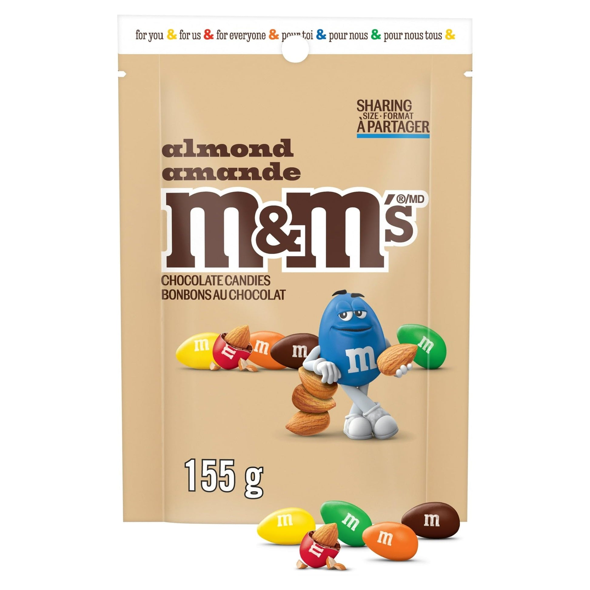 Almond Milk Chocolate Candies, Sharing - Size, 155g/5.5 oz