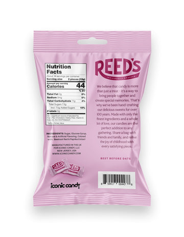 Reeds Individually Wrapped Cinnamon Candy | Traditional Cinnamon Hard Candy | Reeds Classic Spiced Hard Cinnamon Candy Brought T
