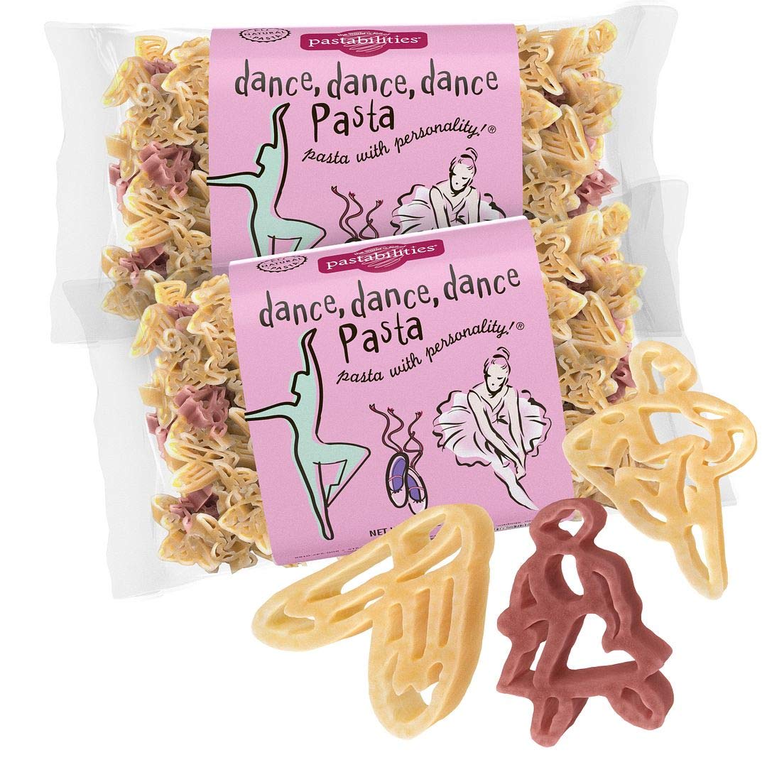 Pastabilities Fun Shaped Pasta for Kids - Dance Dance Dance - Dancer and Ballerina Fun Theme, Non-GMO Natural Wheat and Vegetabl