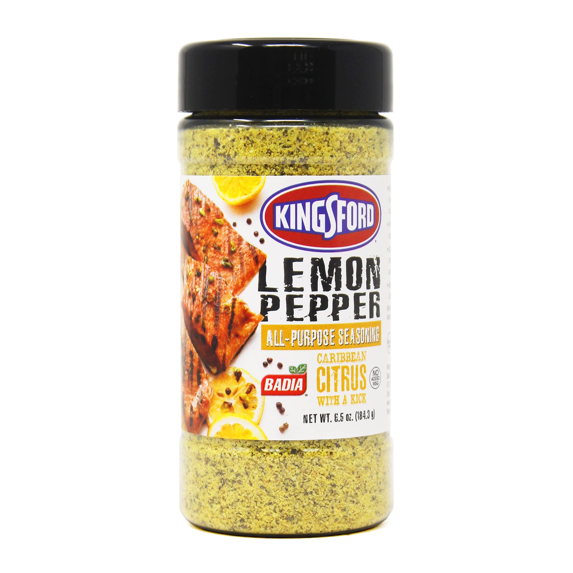 Kingsford Badia Lemon Pepper All-Purpose Seasoning, 6.5 oz (Pack of 1)