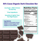 Pascha Organic Dark Chocolate Bars, 85% Cacao, Gluten Free, Non GMO, 2.82 oz (Pack of 10)