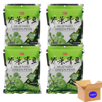 Mustard Flavor Green Peas 240g/8.46oz pack of 4