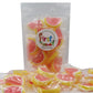 Jelly Fruit Slices Gummy Candy Individually Wrapped (Pink Grapefruit, 1 Pound)