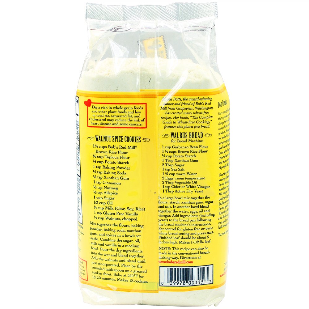 Bob's Red Mill Gluten Free Brown Rice Flour, 24 Ounce (Pack of 4)