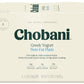 Chobani Non-Fat Plain Greek Yogurt 5.3oz 4-pack