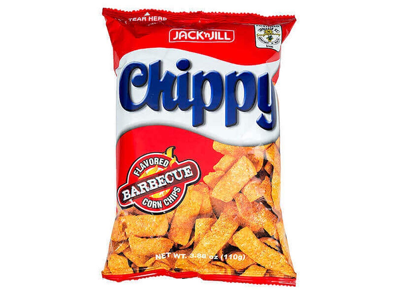 Jack N' Jill Chippy Corn Chips Barbecue 110G, 12 Pack