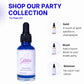 Glitter Faced Blue Edible Glitter For Galentines Cocktails & Mocktails, Mess-Free Glitter For 30 Drinks, Luster Dust Made From T