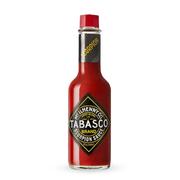 TABASCO Brand Scorpion Sauce, Fiery & Intense Hot Sauce, Glass Bottle, Bold & Hot, Scorpion Pepper, Guava, & Pineapple Blend, Gr