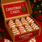 Christmas Tree Cakes Bulk 40 Count - Festive Holiday Snack Cakes Gift Box - Individually Wrapped Vanilla Cakes - Perfect for Par
