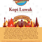 MONKEY BUSINESS COFFEE Wild Kopi Luwak Whole Beans - Sustainably Sourced - 500 Grams (17.64 Ounce)