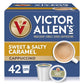 Victor Allens Coffee Cappuccino Mix, Sweet and Salty Caramel, 42 Count K-Cup Pods for Keurig, Brown