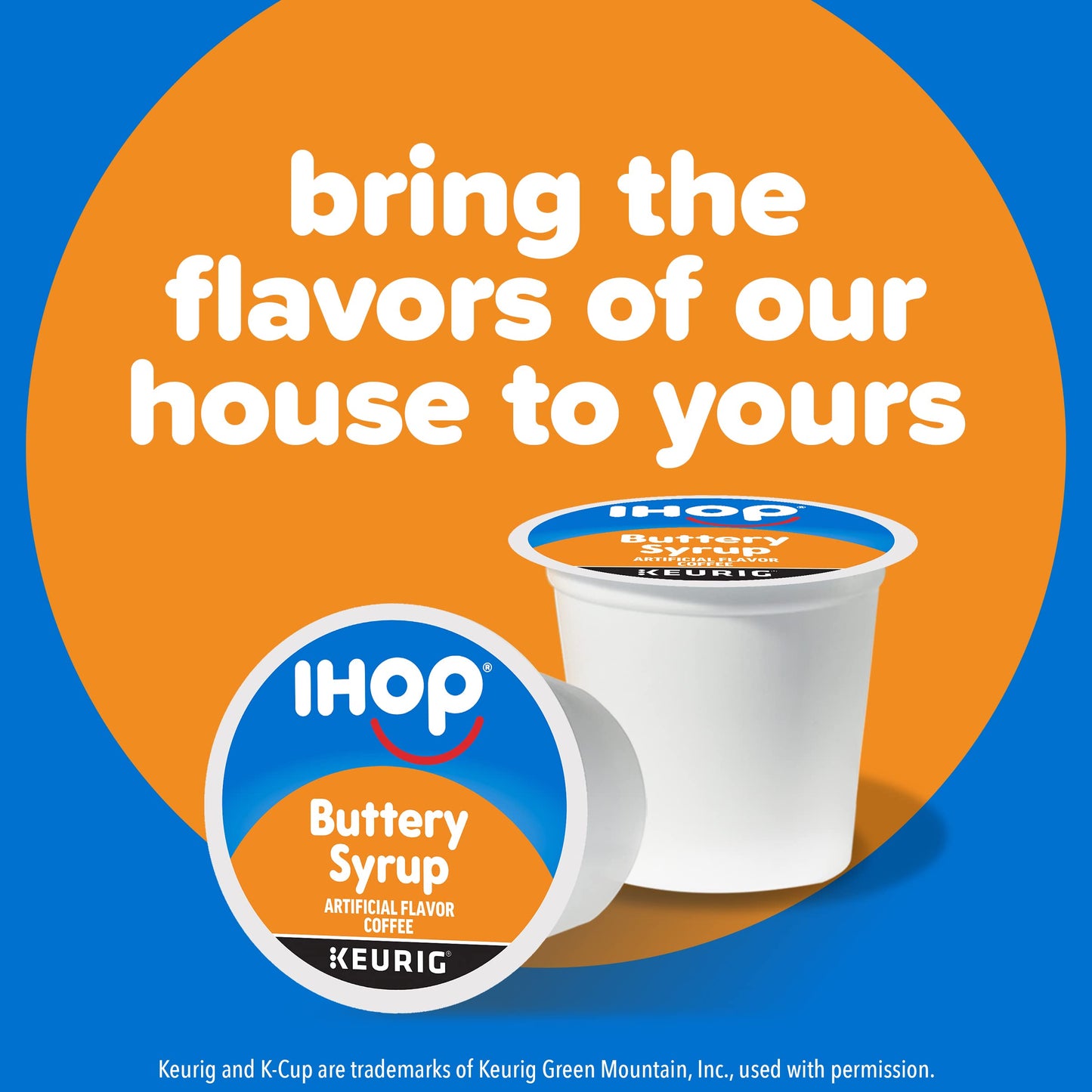 IHOP Buttery Syrup Flavored Keurig K-Cup Coffee Pods, 10 Count Box