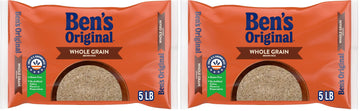 BEN S ORIGINAL Whole Grain Brown Rice, 5 lb Bag (Pack of 2)