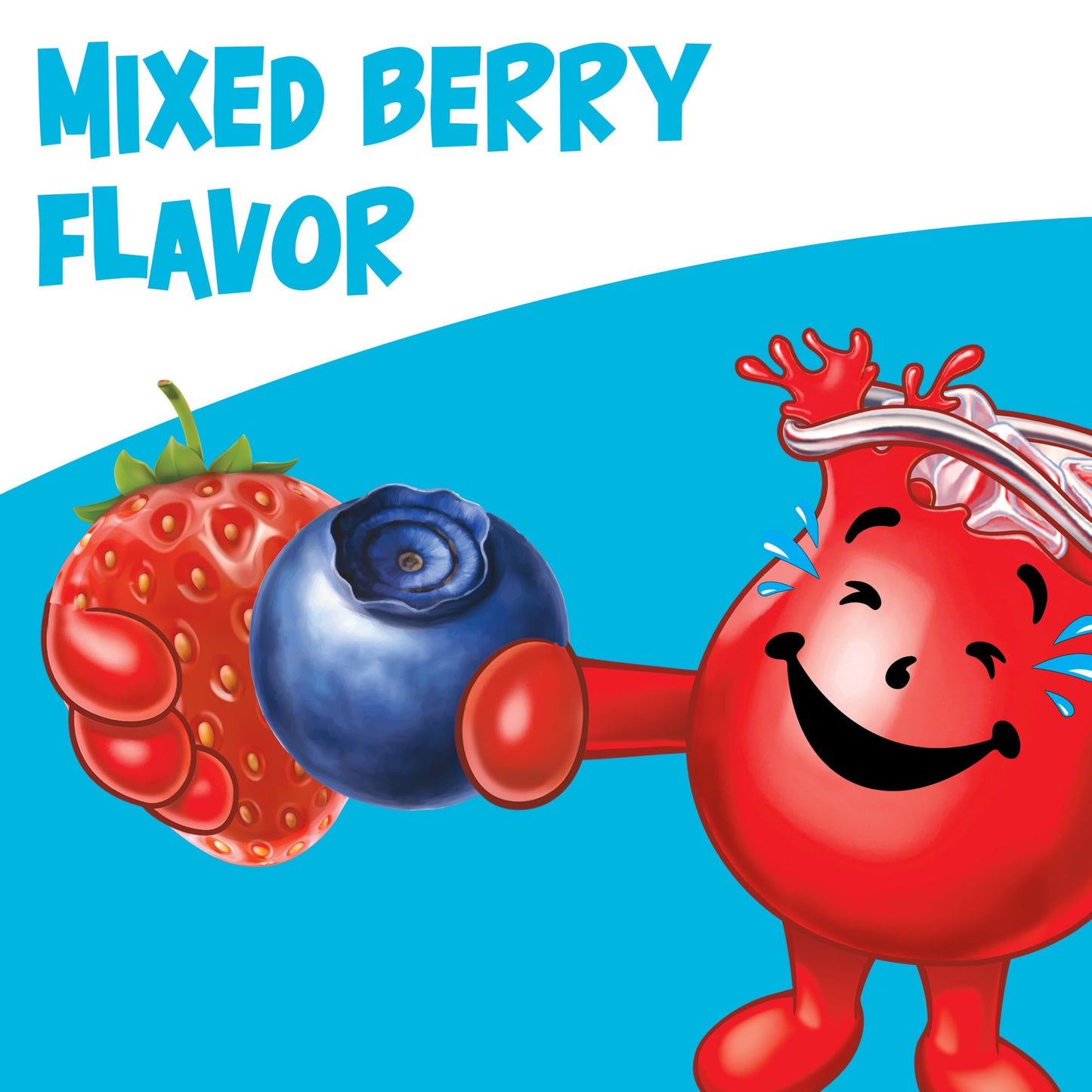 Kool-Aid Unsweetened Mixed Berry Drink Mix, Caffeine Free, 192 Packets, 42.24 Ounce