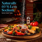 Aromasong Low Sodium Sea Salt - 100% Natural - 19 Lb Bulk Bag - Fine Grain Potassium Chloride