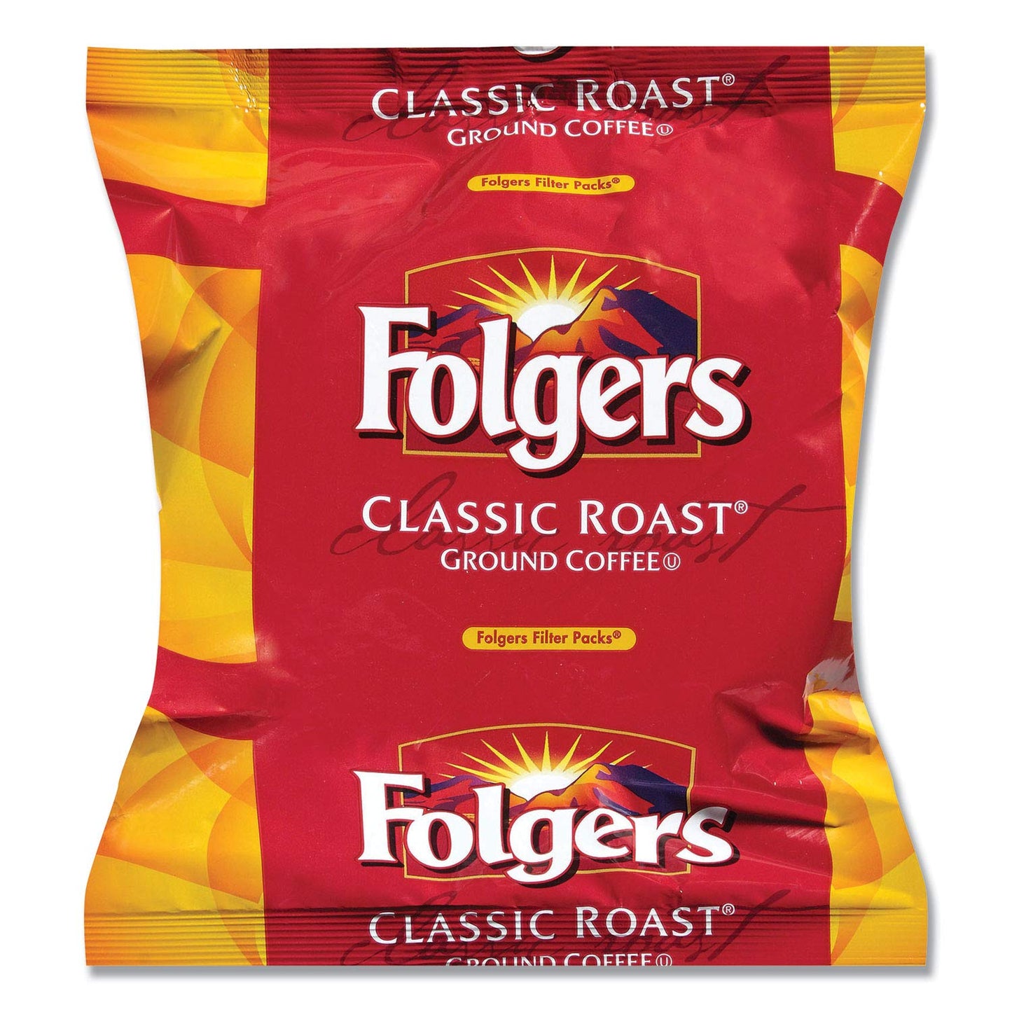 Folgers Classic Roast Coffee Filter Packs, 0.9 Oz, Box Of 160 Packs