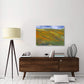 California Poppy Covered Hillside, Spring, Tehachapi Hills Near Gorman, California-Canvas Art-40''X28''