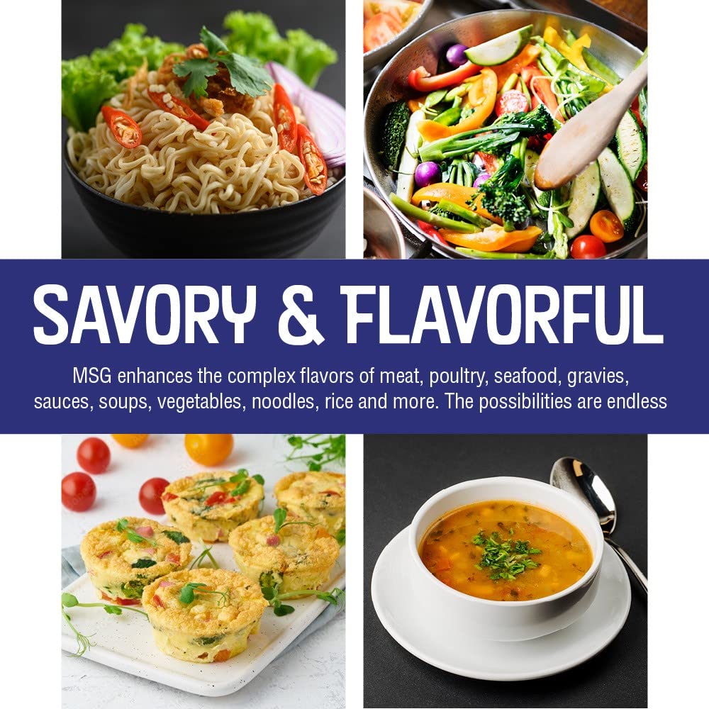 Plant Based Msg Seasoning Monosodium Glutamate Xl 12 Ounce Bottle Gluten Free Restaurant Grade Flavor Enhancer By Spqr Seasoning