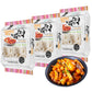 UNHAS ASIAN SNACK BOX Korean Rice Cake Tteokbokki Stick, Vegan, Non-GMO, Gluten Free, 21.16 oz, 3 Pack, White
